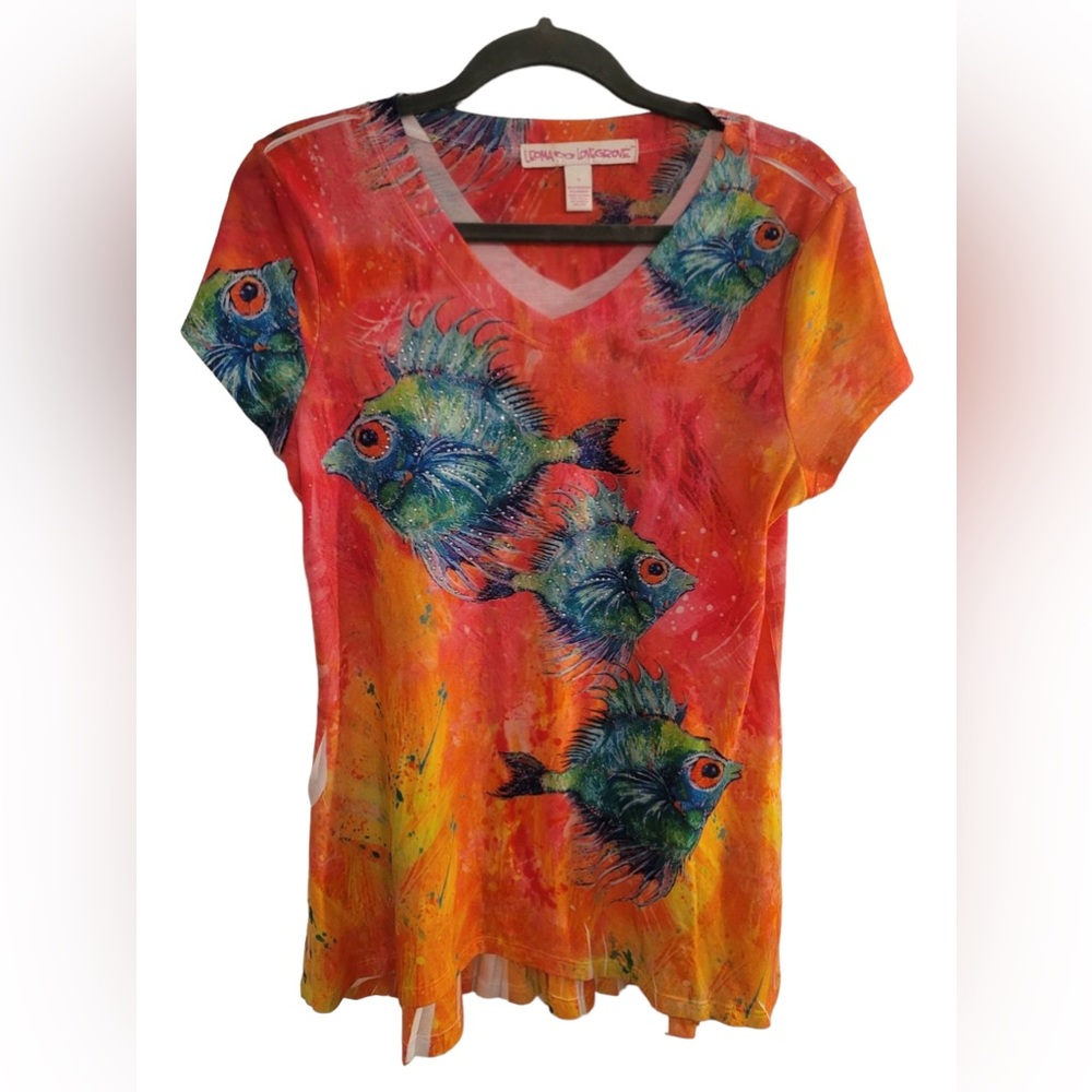 Leoma Lovegrove tropical shirt